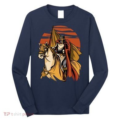 Knight In The Sunset Long Sleeve Shirt