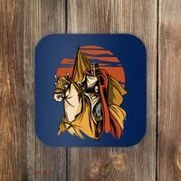 Knight In The Sunset Coaster thumb 0