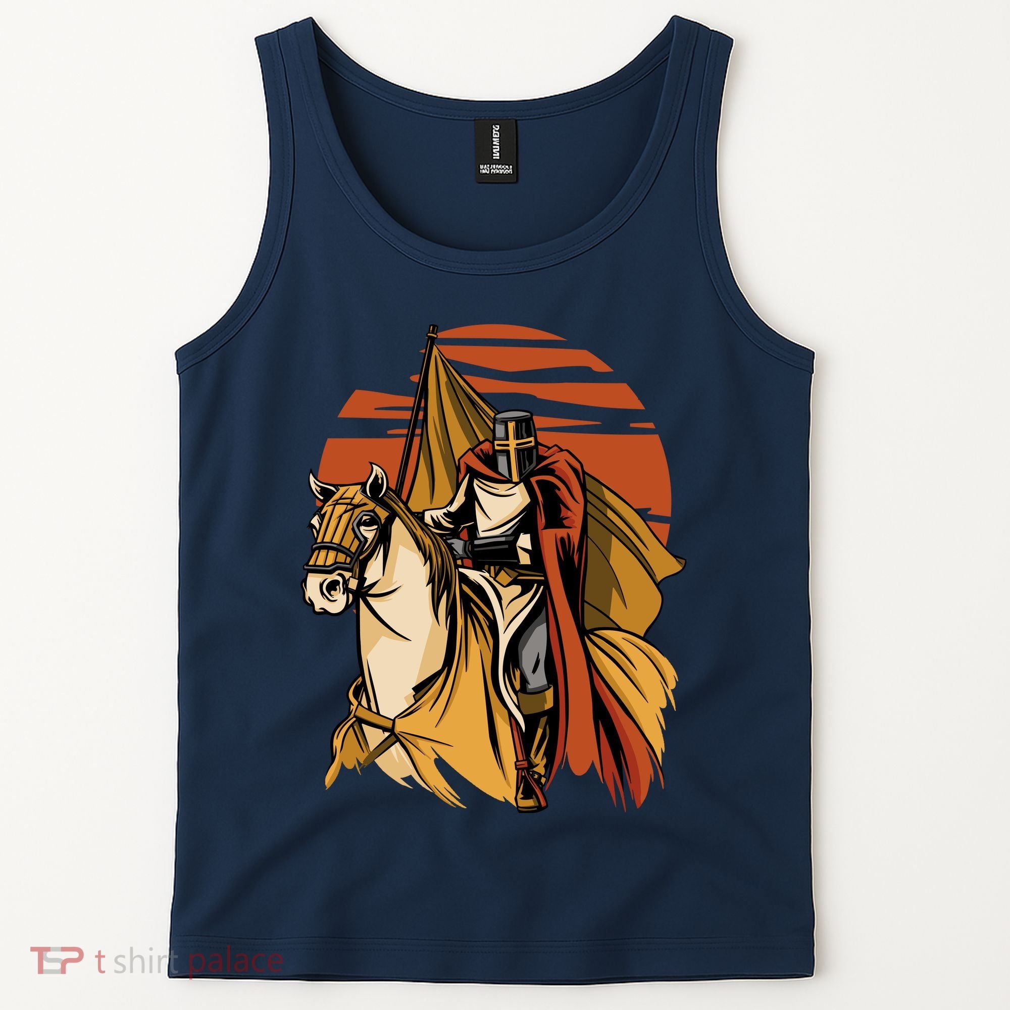 Knight In The Sunset Tank Top