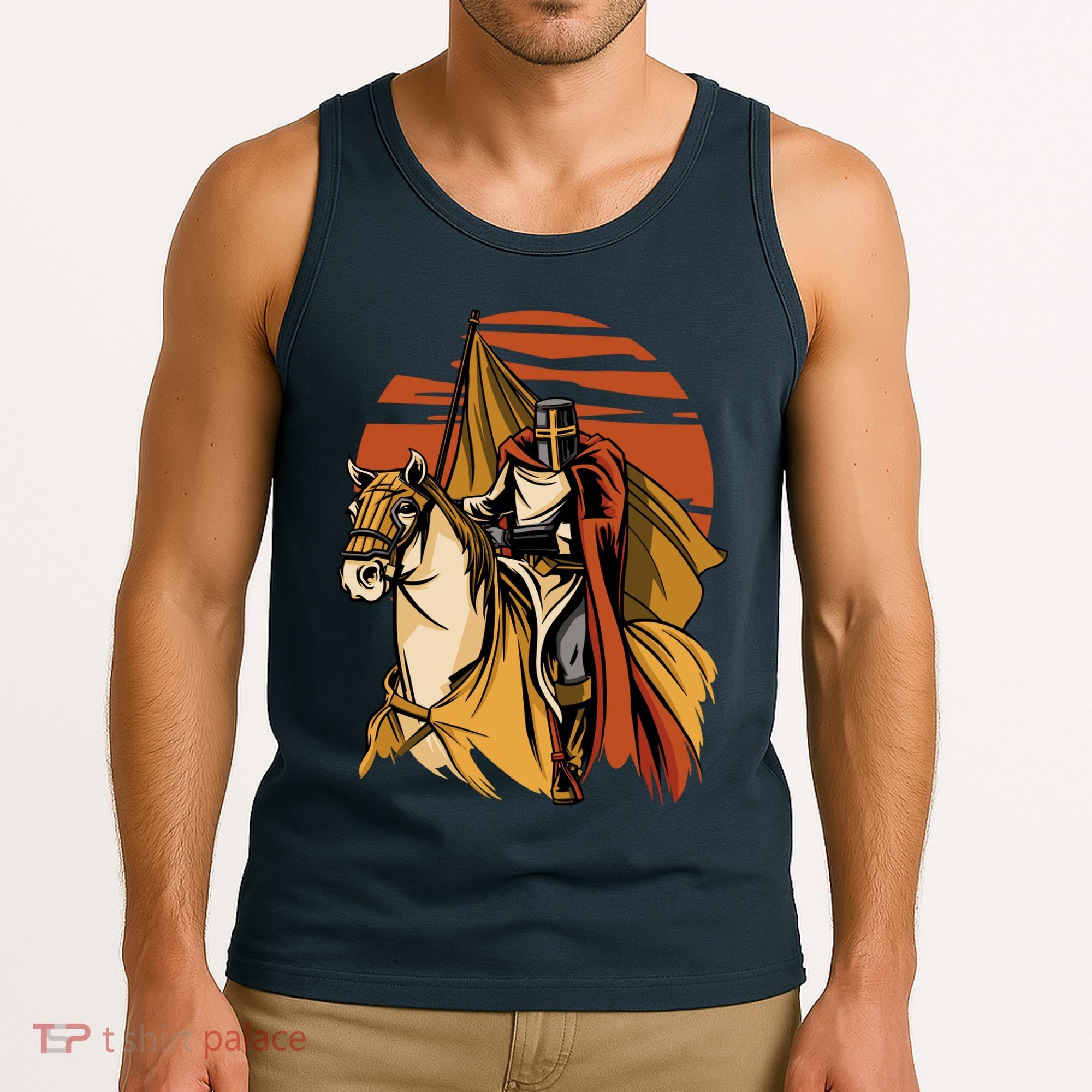 Knight In The Sunset Tank Top