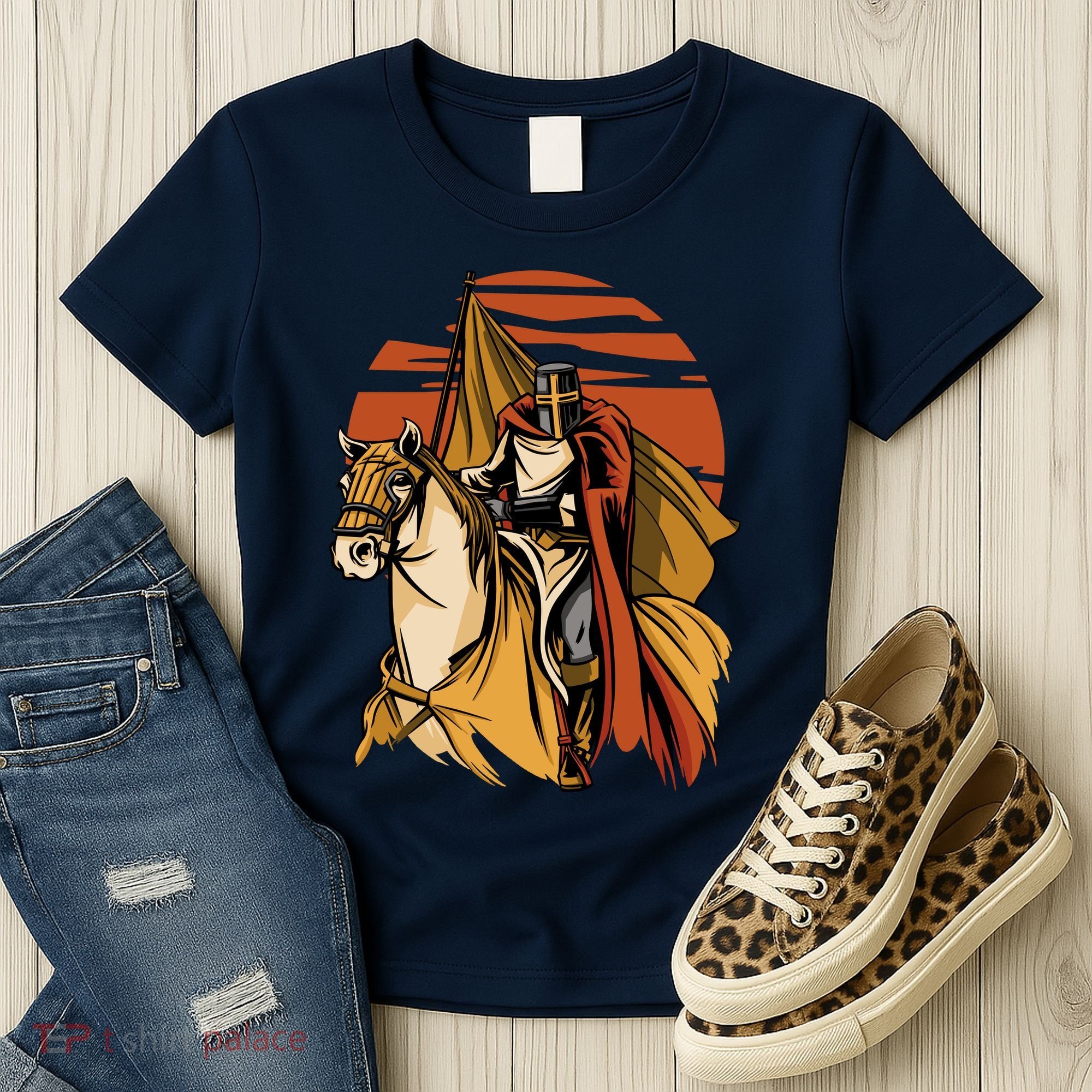 Knight In The Sunset Women's T-Shirt