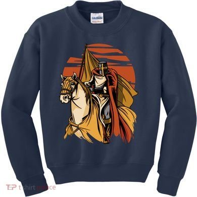 Knight In The Sunset Kids Sweatshirt