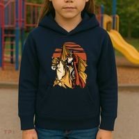 Knight In The Sunset Kids Hoodie thumb 3