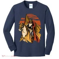 Knight In The Sunset Kids Long Sleeve Shirt thumb 0