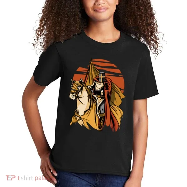 Knight In The Sunset Kids T-Shirt