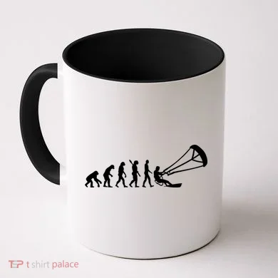 Kite Surfing Evolution Coffee Mug