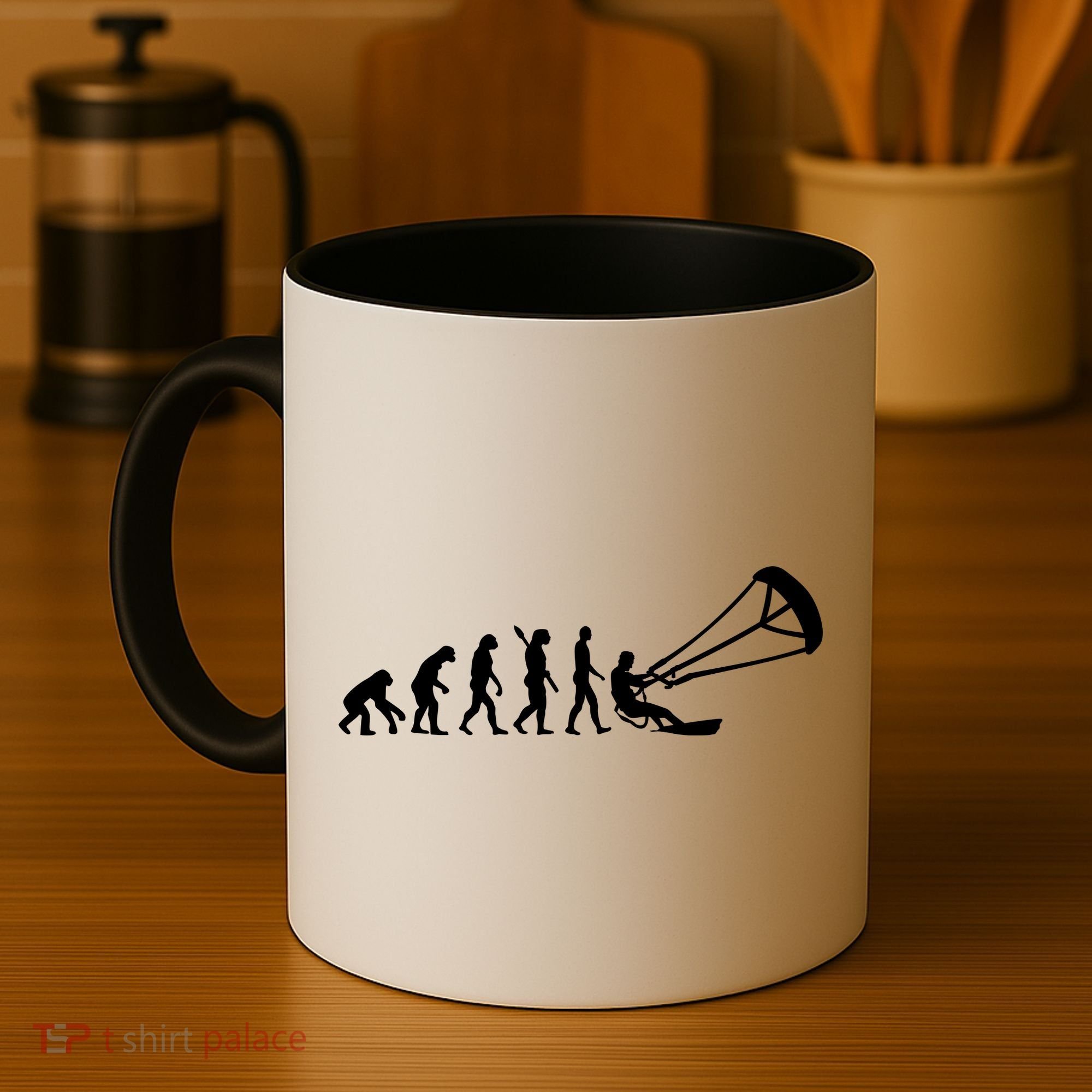 Kite Surfing Evolution Coffee Mug