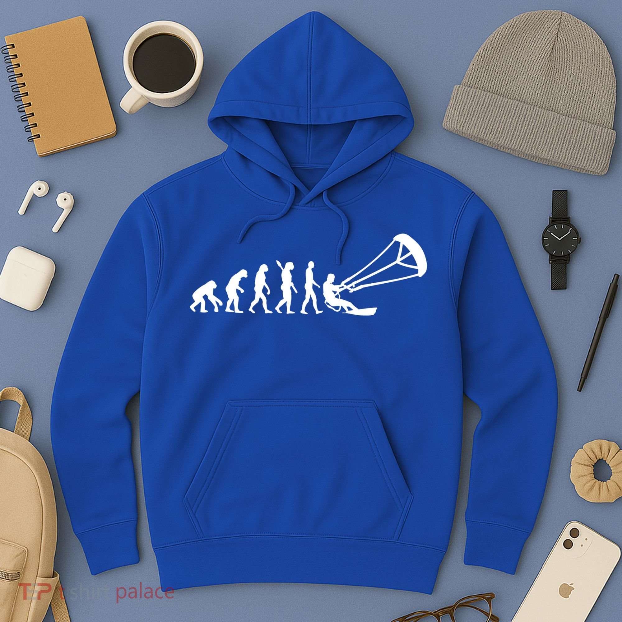 Kite Surfing Evolution Hoodie