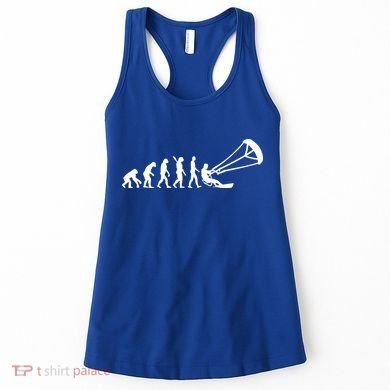 Kite Surfing Evolution Women's Tank Top