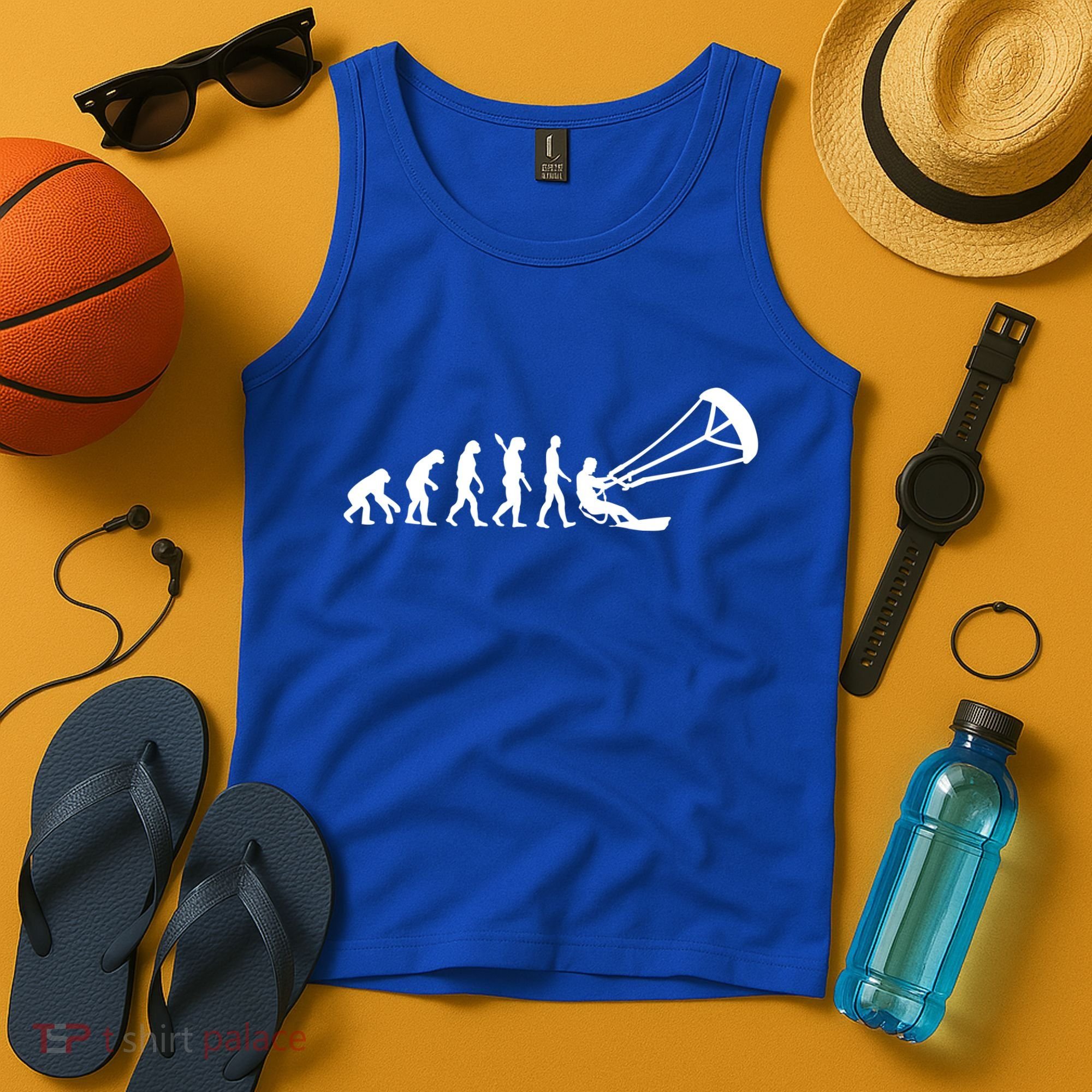 Kite Surfing Evolution Tank Top