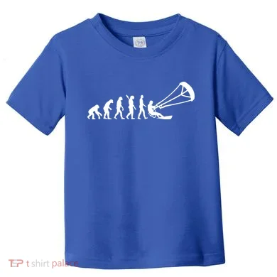 Kite Surfing Evolution Toddler T-Shirt