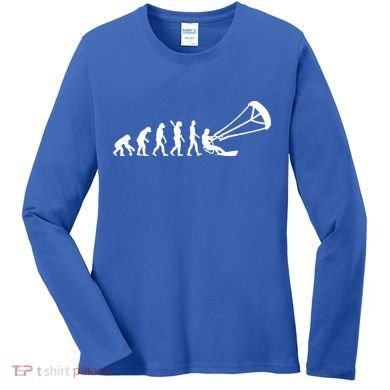 Kite Surfing Evolution Women's Long Sleeve Shirt