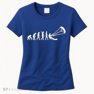 Kite Surfing Evolution Women's T-Shirt