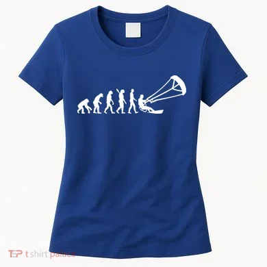 Kite Surfing Evolution Women's T-Shirt