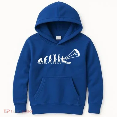 Kite Surfing Evolution Kids Hoodie