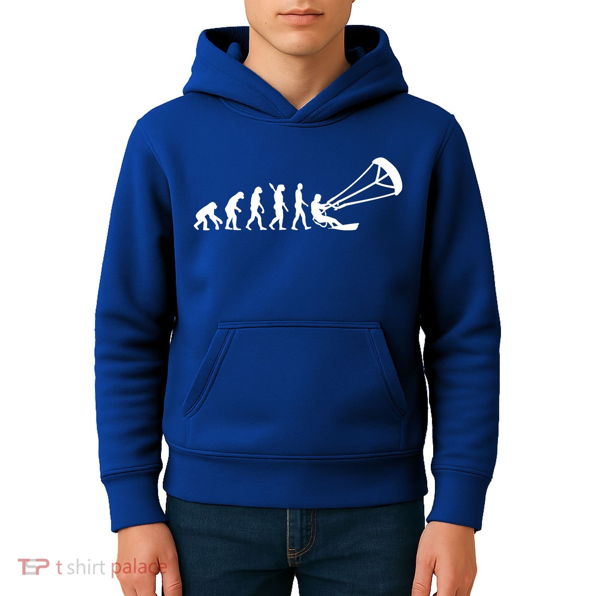 Kite Surfing Evolution Kids Hoodie
