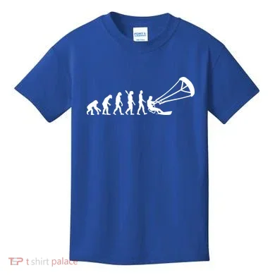 Kite Surfing Evolution Kids T-Shirt