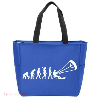 Kite Surfing Evolution Tote Bag