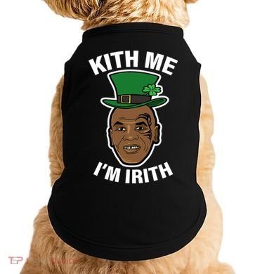 Kith Me Im Irith Funny St Patricks Day Doggie Tank