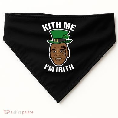Kith Me Im Irith Funny St Patricks Day USA-Made Doggie Bandana