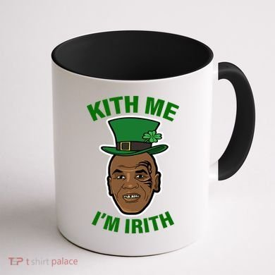Kith Me Im Irith Funny St Patricks Day Coffee Mug back