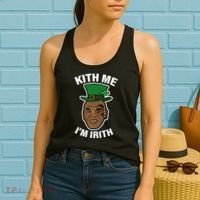 Kith Me Im Irith Funny St Patricks Day Women's Tank Top thumb 2