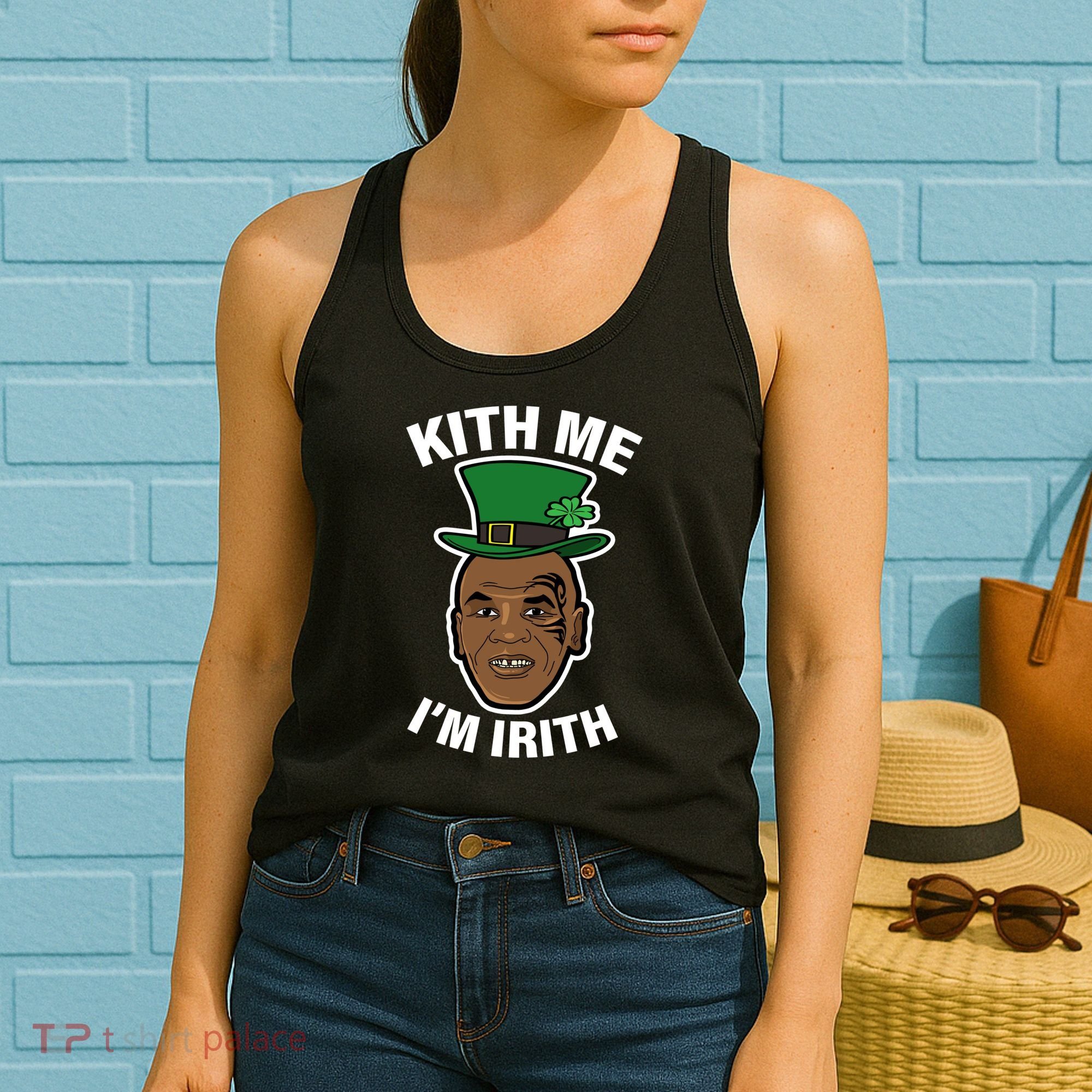 Kith Me Im Irith Funny St Patricks Day Women's Tank Top