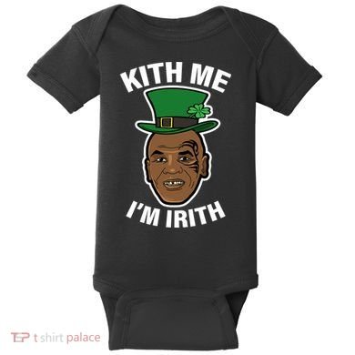 Kith Me Im Irith Funny St Patricks Day Baby Bodysuit
