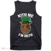 Kith Me Im Irith Funny St Patricks Day Tank Top thumb 0