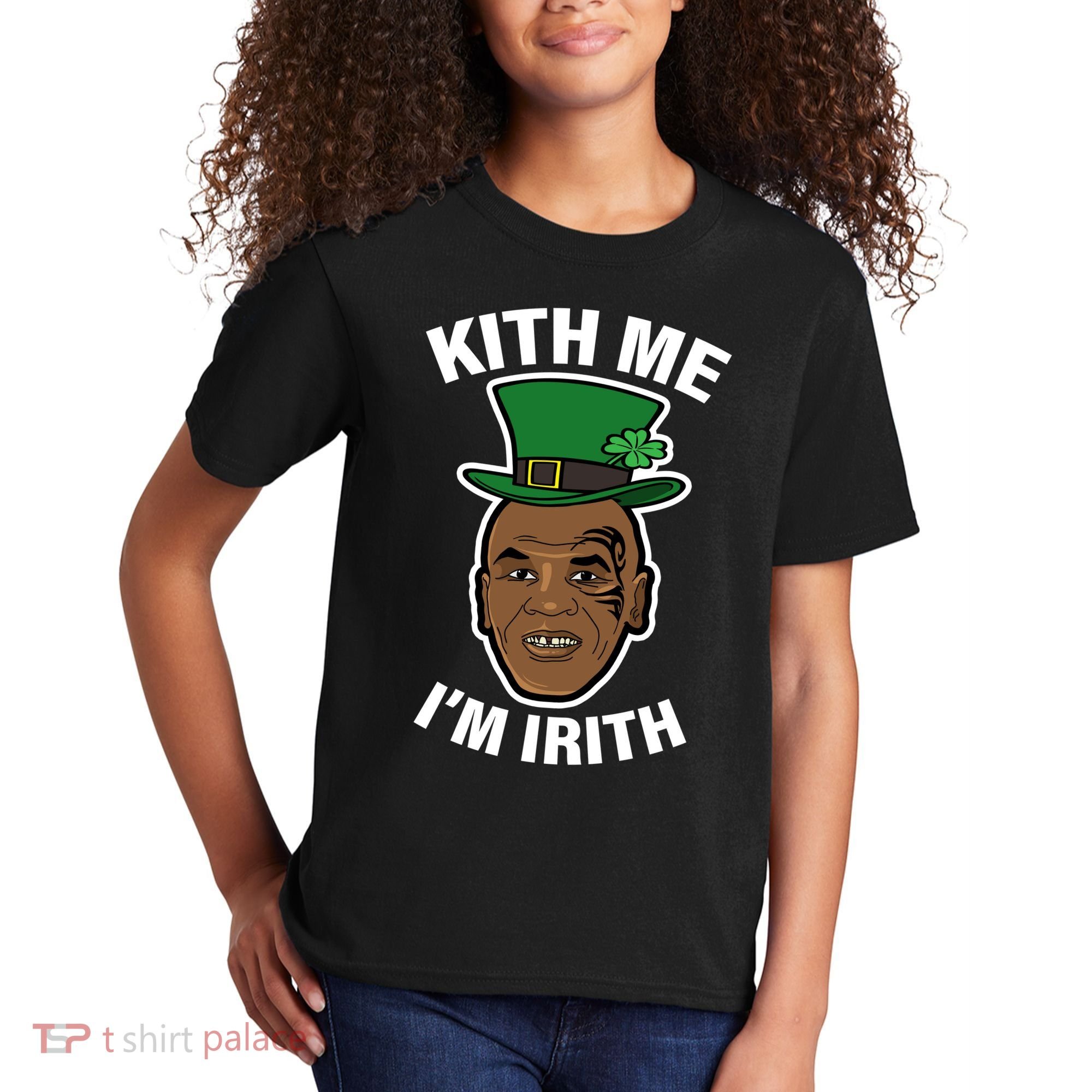 Kith Me Im Irith Funny St Patricks Day Kids T-Shirt