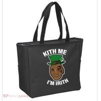 Kith Me Im Irith Funny St Patricks Day Tote Bag thumb 2