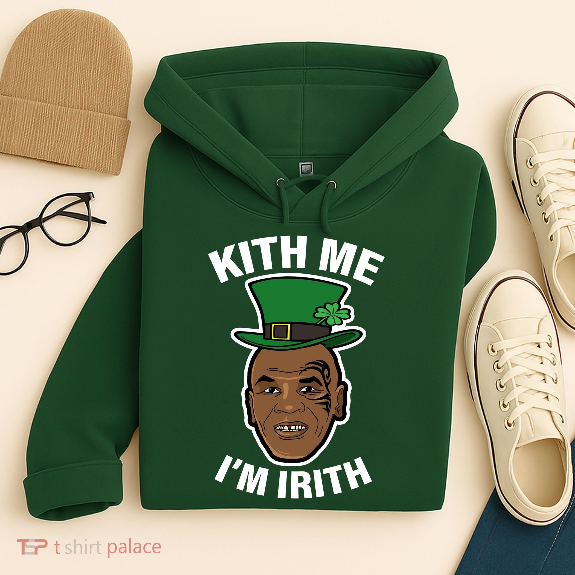 Kith Me Im Irith Funny St Patricks Day Hoodie