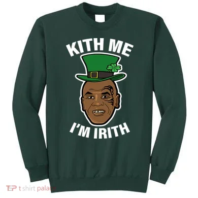 Kith Me Im Irith Funny St Patricks Day Sweatshirt