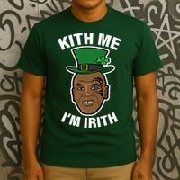 Kith Me Im Irith Funny St Patricks Day T-Shirt thumb 3