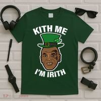 Kith Me Im Irith Funny St Patricks Day T-Shirt thumb 5