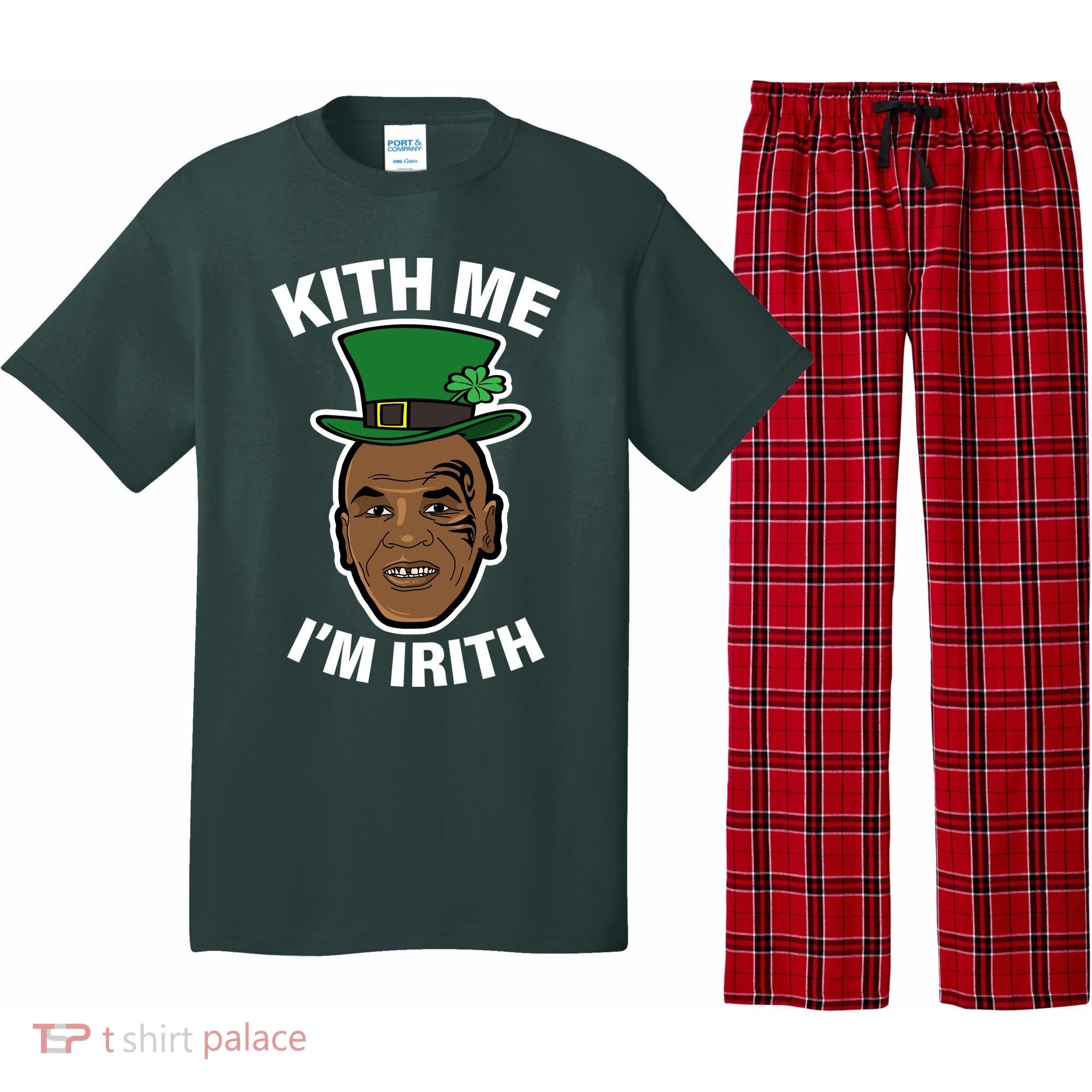 Kith Me Im Irith Funny St Patricks Day Pajama Set
