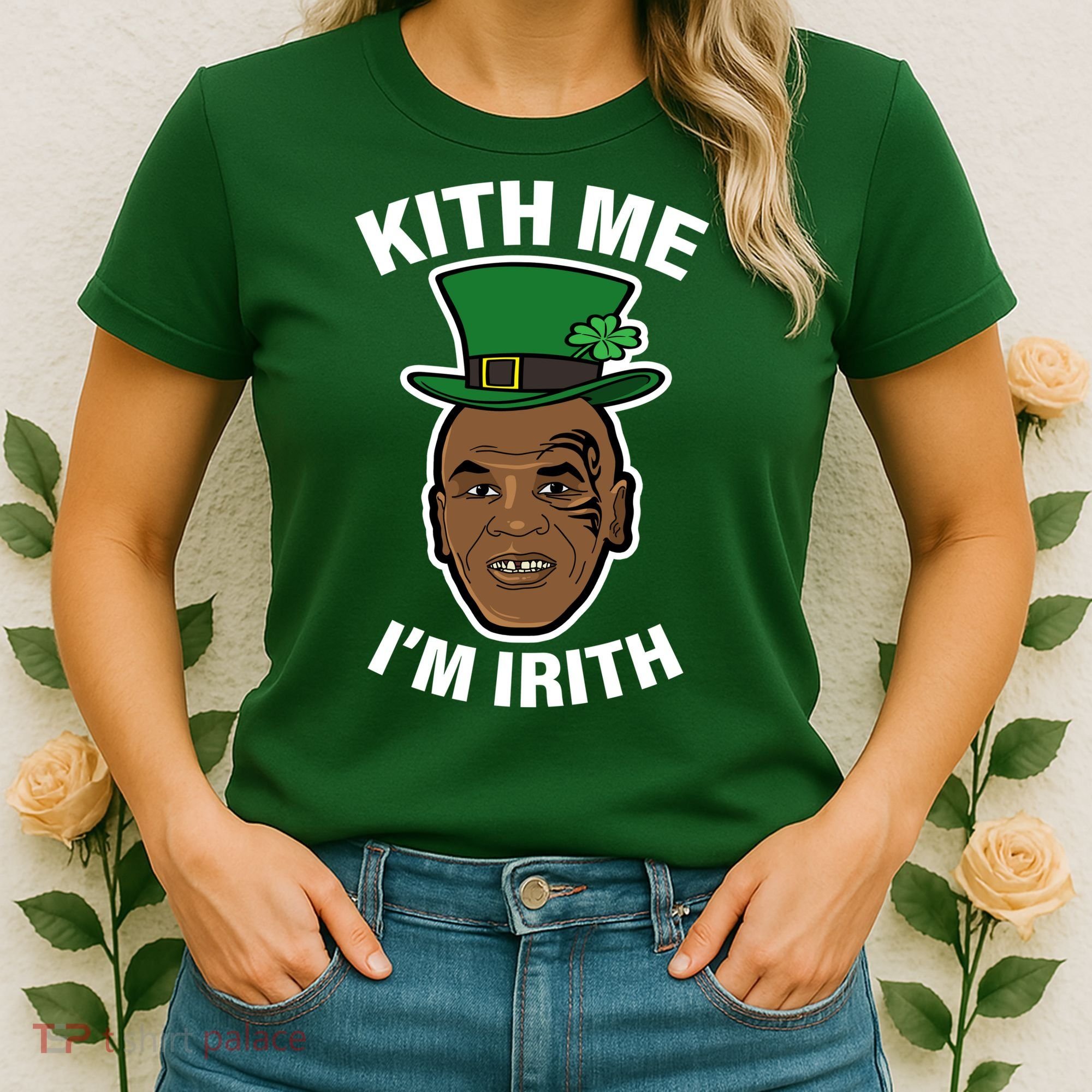 Kith Me Im Irith Funny St Patricks Day Women's T-Shirt