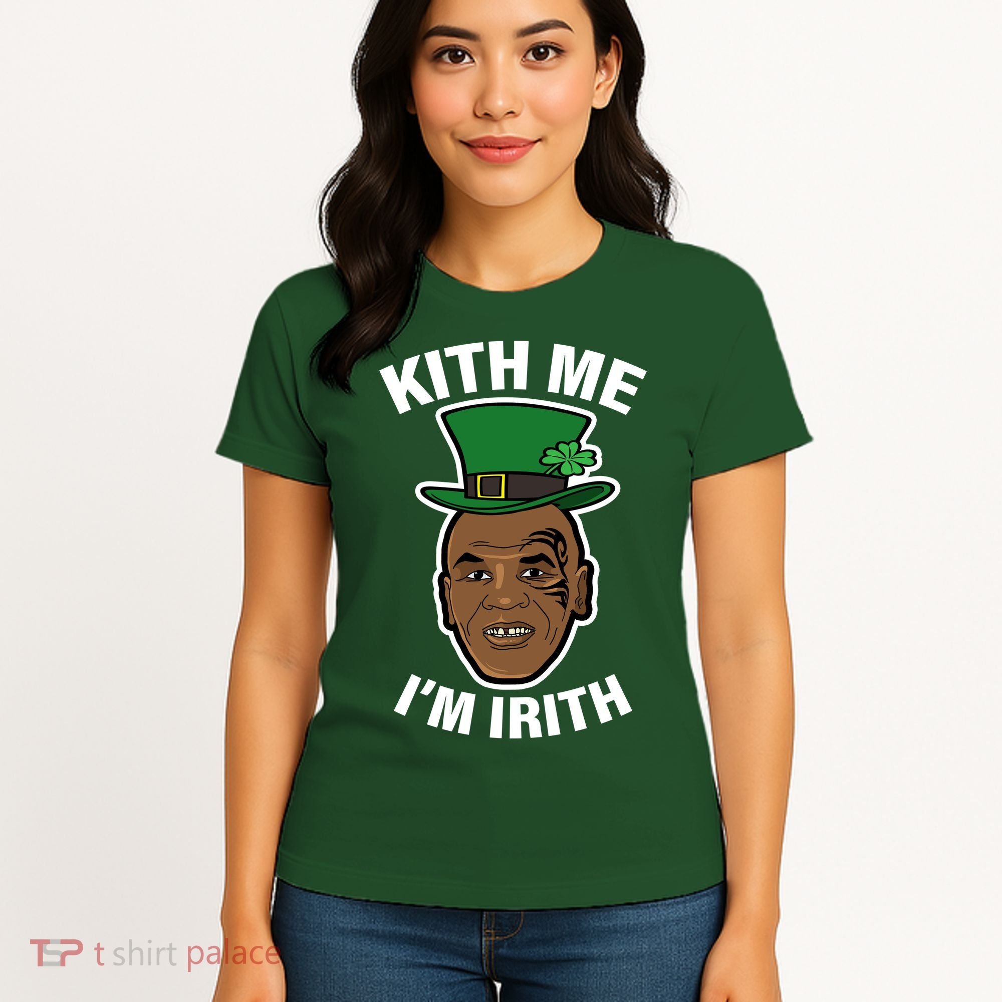 Kith Me Im Irith Funny St Patricks Day Women's T-Shirt