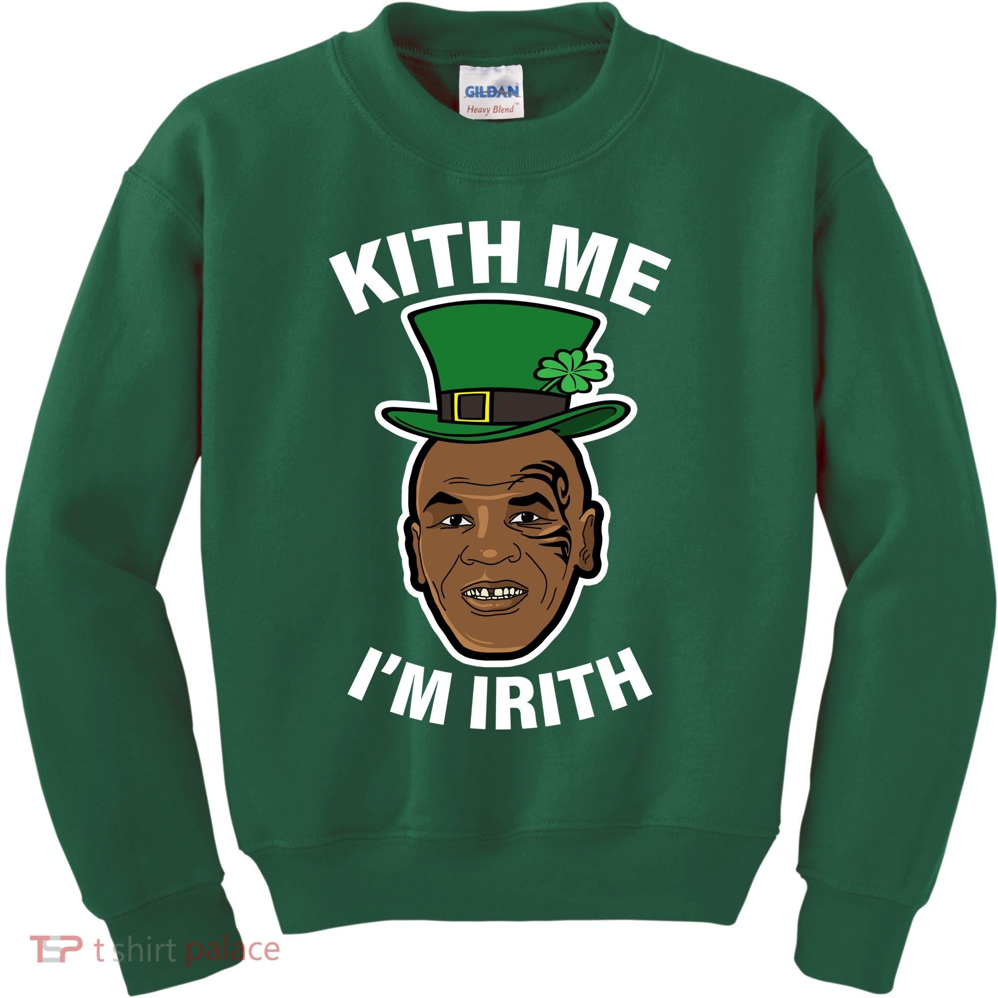 Kith Me Im Irith Funny St Patricks Day Kids Sweatshirt