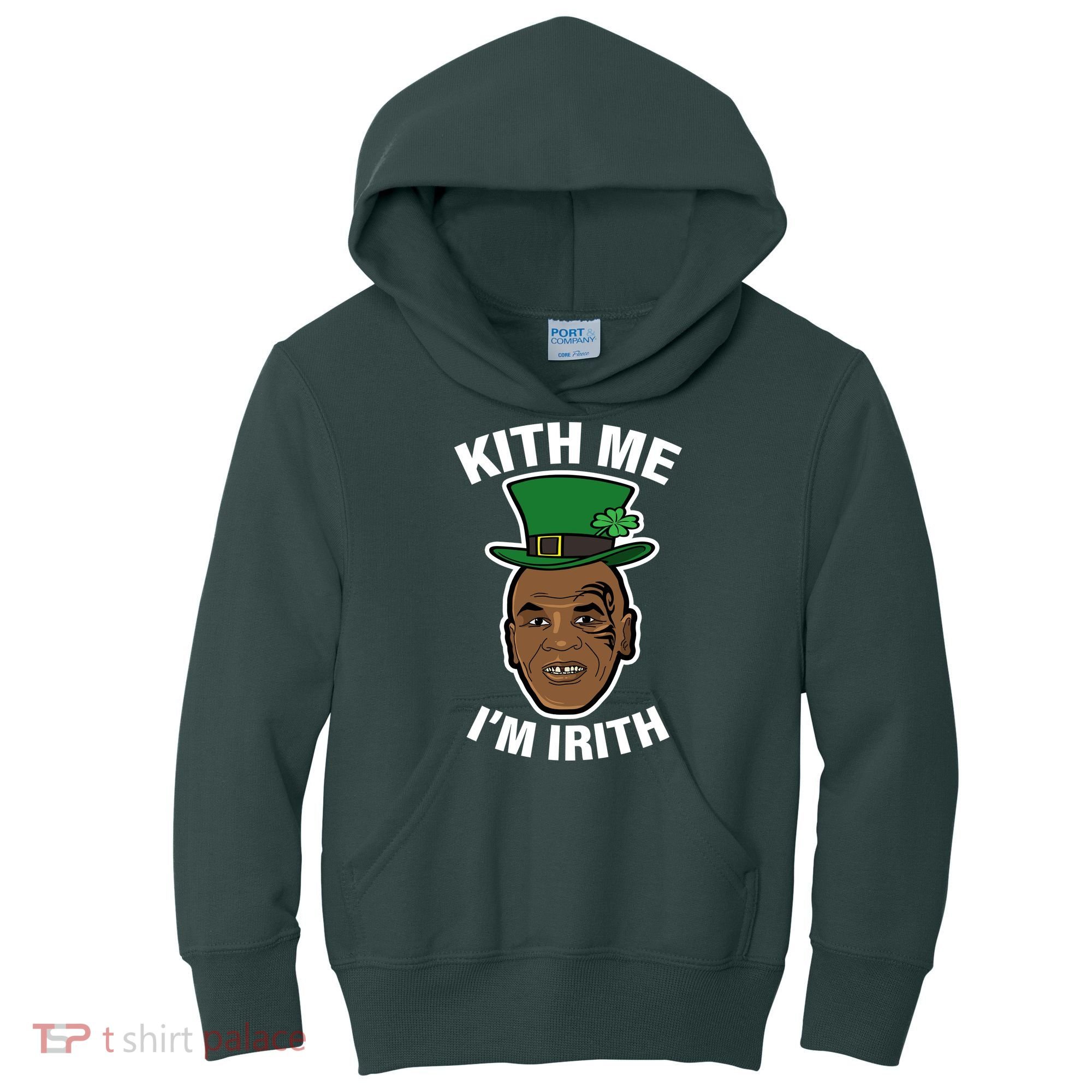 Kith Me Im Irith Funny St Patricks Day Kids Hoodie