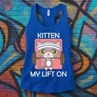 Kitten My lift On Women's Tank Top thumb 3