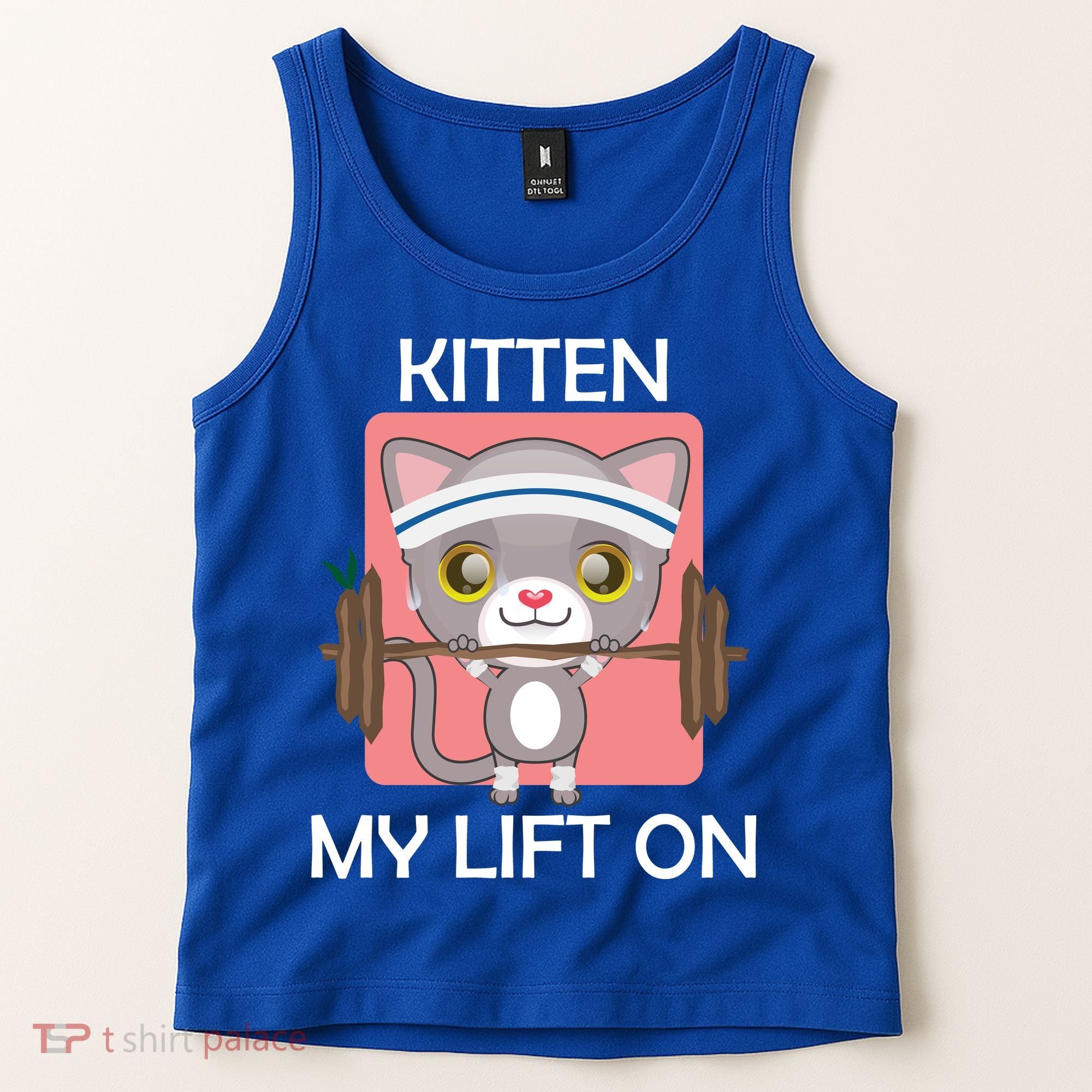 Kitten My lift On Tank Top