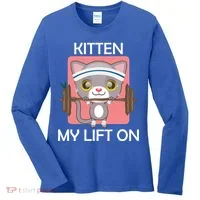 Kitten My lift On Women's Long Sleeve Shirt thumb 0