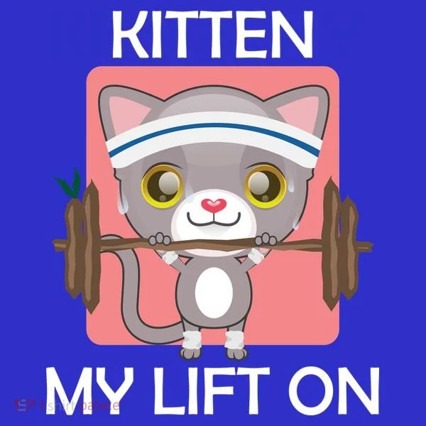 Kitten My lift On Women's Long Sleeve Shirt