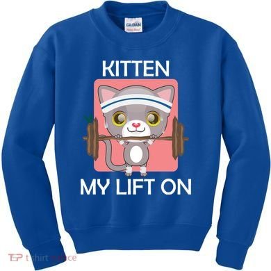 Kitten My lift On Kids Sweatshirt