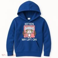Kitten My lift On Kids Hoodie thumb 0