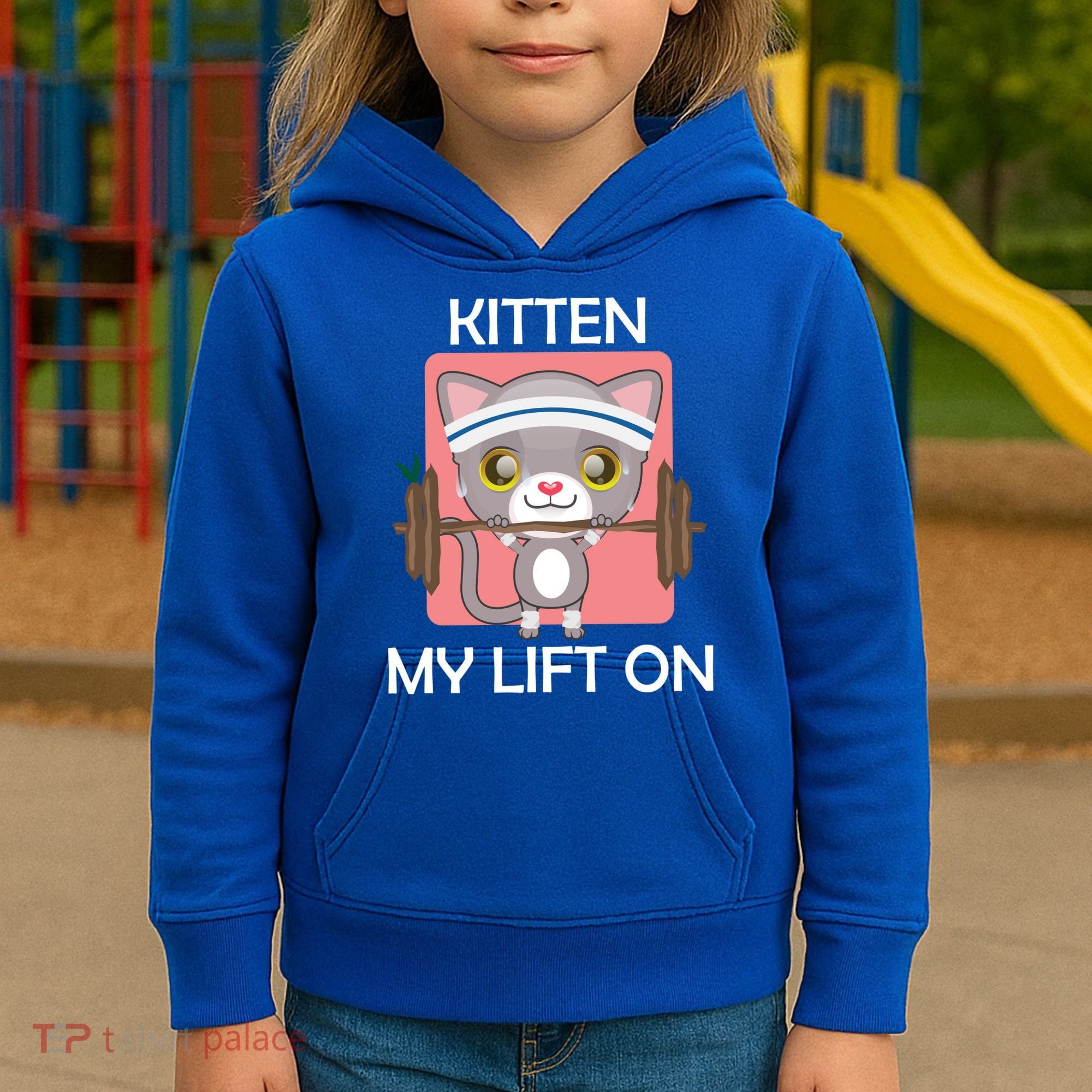 Kitten My lift On Kids Hoodie