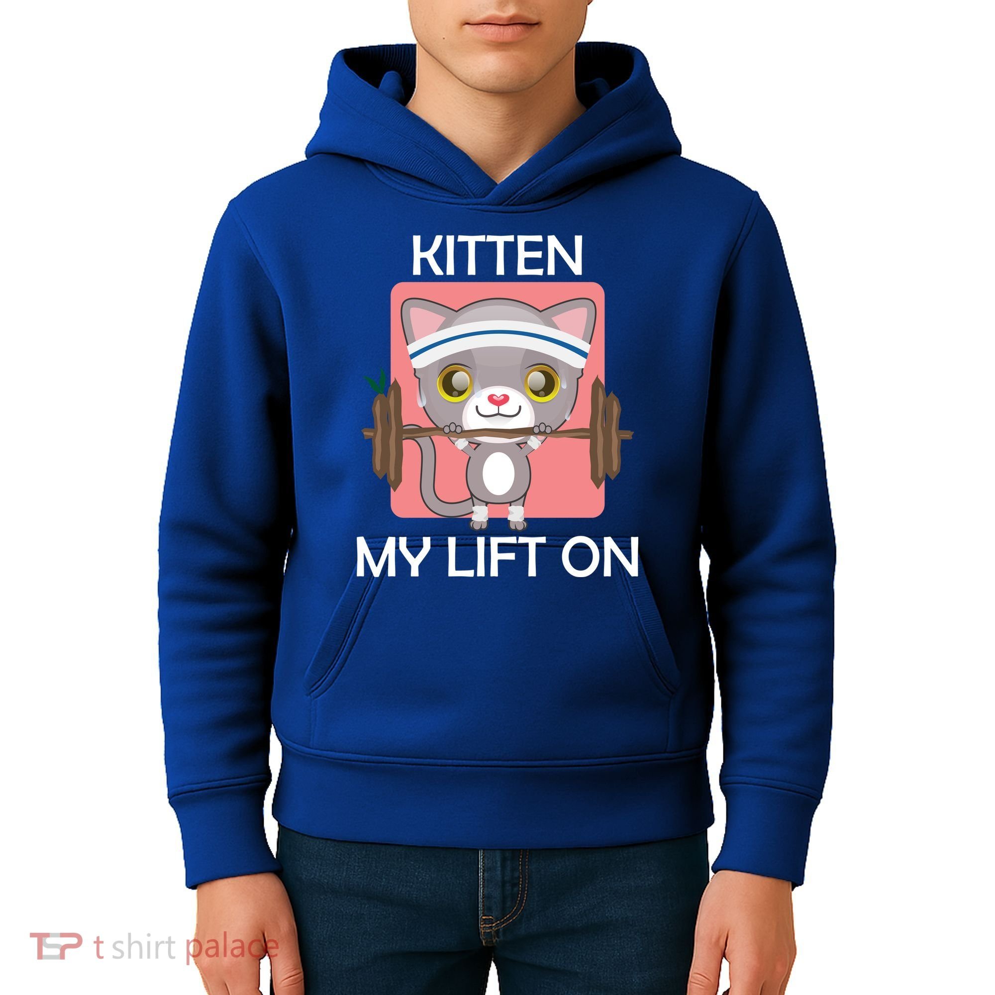 Kitten My lift On Kids Hoodie