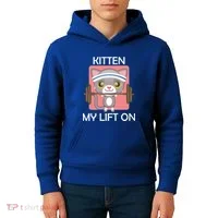 Kitten My lift On Kids Hoodie thumb 4