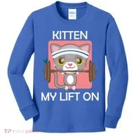 Kitten My lift On Kids Long Sleeve Shirt thumb 0